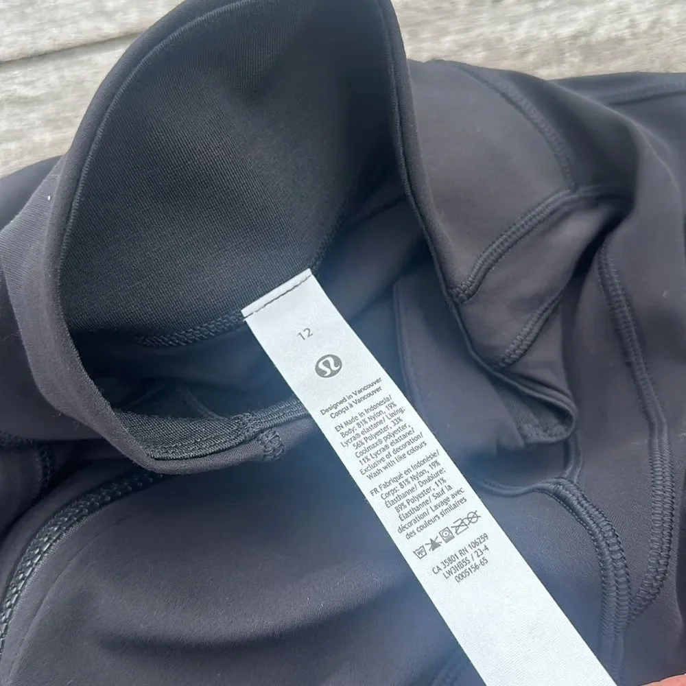Lululemon  jacket Define Cropped Jacket Nulu Black size 12 NWT - Picture 8 of 8